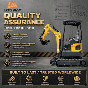 LOGWAY EPA-Standard Mini-<span class=keywords><strong>Bagger</strong></span> Komfort-Sitz mit Federung für <span class=keywords><strong>Park</strong></span>-, Bau-, Wohn- und Poolbau Mini-<span class=keywords><strong>Bagger</strong></span> - Product Image 5