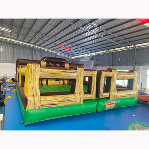 مخصص نفخ حصيرة PVC والعيون المتوهجة ، القلاع نمط الثور ركوب آلة تأجير المعدات للأحداث - Product Image 2