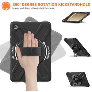 Đối Với Samsung <span class=keywords><strong>Galaxy</strong></span> Tab A9 8 8.7 9.7 <span class=keywords><strong>10.1</strong></span> 10.5 Inch Loạt Silicone Nhựa Combo Rugged Trường Hợp Với Dây Đeo Vai - Product Image 5