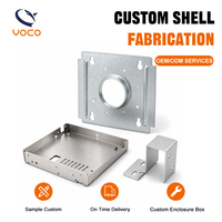 Fabrication de tôles en acier au carbone ODM, découpe laser, galvanisation, soudage pour supports de conduits de ventilation industriels