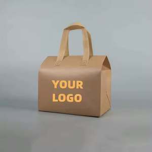 Non Woven Laminated Single Cup Drink Disposable Cooler Takeaway Handbag for Beverage Shop Insulation <b>Packing</b> Tote <b>Lunch</b> Bag - Product Image 1