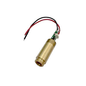 Module laser 12 mm vert/point 5 mW 10 mW 532 nm, résistance réglable, interrupteur à bouton-poussoir, tête laser 3 V, laser vert - Product Image 1