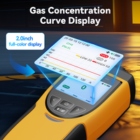 Detector de Gas Combustible Portátil BTYQ-BX103, Bomba de Succión Industrial, 4G GPS, Alarma de Sonido, Luz y Vibración, Recargable