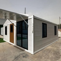 Maison conteneur extensible Australie, toit plat, conforme NCC, plafond de 2,4 m, mini-maison préfabriquée 2 chambres, villa