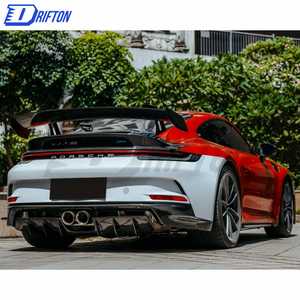 Parachoques Trasero de Fibra de Carbono Estilo GT3 para Porsche <span class=keywords><strong>911</strong></span> 992 Carrera S, Kit de Carrocería - Product Image 2
