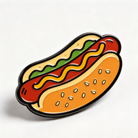 Pins de Metal Esmaltados con Logotipo Personalizado Directo de Fábrica, con Impresión UV, para Ropa y Decoración