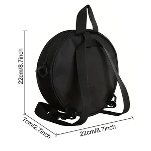 <span class=keywords><strong>Sac</strong></span> à <span class=keywords><strong>bandoulière</strong></span> rond Ladybug, <span class=keywords><strong>sac</strong></span> messager décontracté pour femme, meilleurs cadeaux, <span class=keywords><strong>sac</strong></span> <span class=keywords><strong>bandoulière</strong></span> plat 2D en dessin animé, fermeture éclair en polyester - Product Image 3