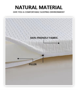 Colchón plegable chino 4, esponja de alta elasticidad con asa, cubierta lavable, <span class=keywords><strong>cama</strong></span> de <span class=keywords><strong>suelo</strong></span> adecuada moderadamente apretada para uso en viajes - Product Image 4