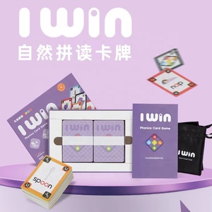 Carte de <span class=keywords><strong>poker</strong></span> pour enfants Weview Original I Win Education English Phonics Family - Product Image 2