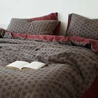 2025 Offre Spéciale rayures Jacquard quatre pièces ensemble pur coton maternel infantile qualité draps de lit housses de couette hôtel maison literie