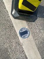 CadSolar CS-SR-823 136mm Solar Road Stud 57 Ton Ketahanan Statis 3 LED per Sisi IP68 untuk Jalan Perkotaan dan Penyeberangan Jalan
