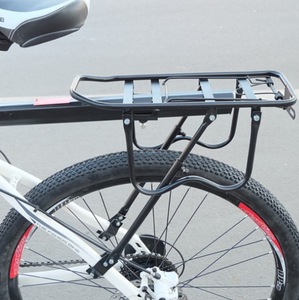 RTS Cycle Zone 山地自行车后行李架钢制快速可拆卸乘客后座行李架 1.3公斤 黑色 定制徽标 - Product Image 5