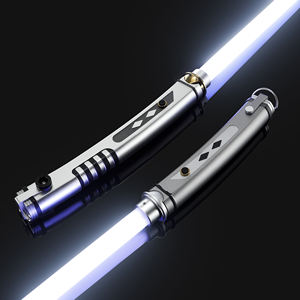 Juego de 2 Sables de Luz <span class=keywords><strong>Ahsoka</strong></span> Tano RGB, 19 Colores Cambiables, Xenopixel, Metálicos, para Duelos, con Sonidos y Control de Movimiento - Product Image 1