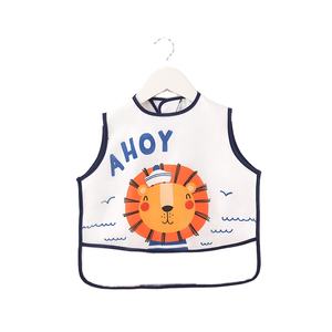 ขายส่งโลโก้ที่กําหนดเองเด็กกันน้ําเด็กผ้ากันเปื้อนแฟชั่นการให้อาหารเล่นผ้ากันเปื้อนเด็กการ์ตูนราคาถูก - Product Image 5