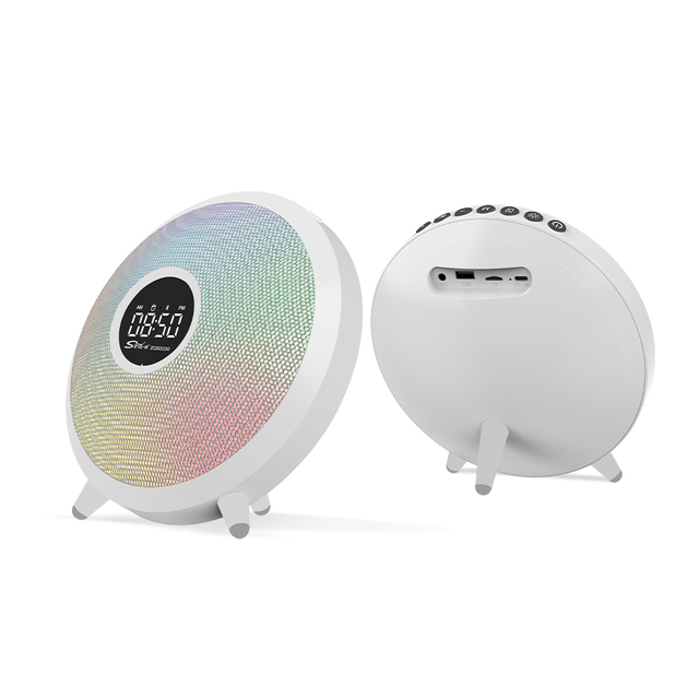 SING-E ZQS2230 Mini Smart Blue Tooth Speaker RGB Lamp Alarm Clock FM Radio Wireless Sound Computer Home Theatre Audio