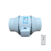 Ventilateur centrifuge portable Biote pour conduit carré de 4 pouces, 110/220V, pour tente de culture intérieure, moteur OEM/ODM, support technique vidéo