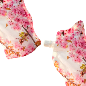 Bolsa de plástico con boquilla impresa personalizada para envasado de líquidos, para champú, gel de baño y detergente para ropa. - Product Image 5