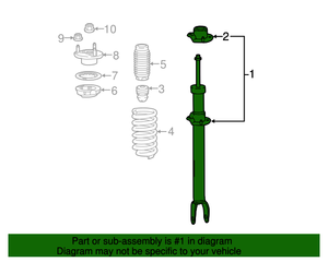 BBmart – pièces d'amortisseur Auto <span class=keywords><strong>205</strong></span> 320 <span class=keywords><strong>01</strong></span> 30, jambe de force de Suspension avant gauche/droite 2053200130 pour Mercedes W205 C300 C63 AMG - Product Image 4
