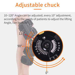 Soporte médico para articulación de rodilla, inmovilizador ortopédico, ajuste de férula para pierna, fractura, soporte de fijación de rodilla transpirable - Product Image 2