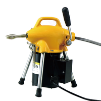 Hongli A75 Machine de nettoyage de vidange électrique domestique outil professionnel polyvalent compact avec compatibilité de câble de 8mm et 16mm