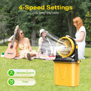 20000mAh dung lượng cao pin cầm tay xử lý dễ dàng lưu trữ làm mát Mist Spray <span class=keywords><strong>fan</strong></span> với 9L bể nước lớn - Product Image 4