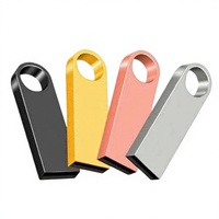 Cangkang U Disk Logam Paduan Seng Versi Panjang Koloid Hitam Dukungan Khusus Ukiran Laser USB2.0/3.0 Garansi 1 Tahun