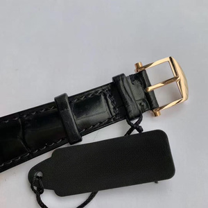 Montre mécanique automatique de luxe avec boîtier en acier inoxydable, cadran en cristal saphir, bracelet en cuir de vache, étanche 5BAR - Product Image 4