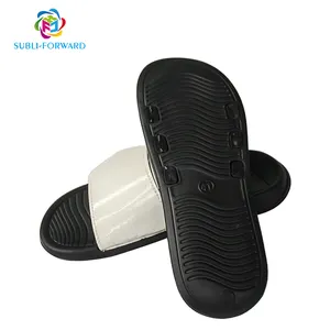 Erkekler süblimasyon slaytlar kişilik tasarım PU deri spor boş süblimasyon ayakkabı sandalet süblimasyon terlik