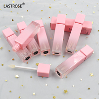 Cosmétiques véganes en gros, gloss à lèvres rose transparent, fournisseur, logo privé, gloss à lèvres pailleté, marque privée, gloss à lèvres pour petites filles