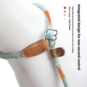 Superior Comfortable Durable Eco-Friendly Polyester Solid <strong>Dog</strong> <strong>Leash</strong> Ribbons Soft Grip Braided Adjustable Padded Handle for <strong>Long</strong> - Product Image 2