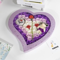 520 Hadiah Ulang Tahun Hari Valentine Kotak Hadiah Bunga Sabun Mawar Gaya Kreatif Kejutan untuk Pacar Hari Ibu Wisuda