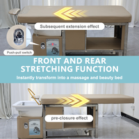Fauteuil de lavage professionnel thaïlandais pour spa capillaire, table de massage et lit de shampoing pour salon avec circulation d'eau et vapeur