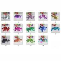8-25mm bricolage fête de mariage couture paillettes accessoires de vêtement Costume rond plat Laser paillettes étincelle Paillette vrac Pvc paillettes