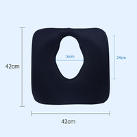 Coussin de fauteuil roulant en latex anti-douleur fessière, anti-escarres, rafraîchissant, respirant et antidérapant pour personnes âgées alitées et hémorroïdes