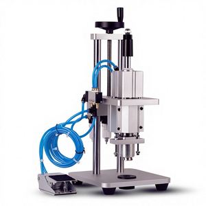 Máquina Etiquetadora de Botellas Redondas Pequeñas para Reactivos, Manual, Horizontal, de Escritorio, JS, de Nuevo Diseño, Fácil de Operar, para Botellas de Plástico y Vidrio - Product Image 2