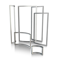 Système de stand d'exposition modulaire en tissu de 62 mm, structure en aluminium, panneaux en tissu interchangeables