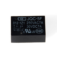 JQC-5F Électromagnétique de Relais de Puissance Élevée de Commutateur SPDT 1 Formulaire C 1 Forme UN SPST-NO 10A Scellé En Plastique PCB