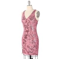 Sexy Party Micro Mini Prom Schlitz Pailletten kleid für Frauen