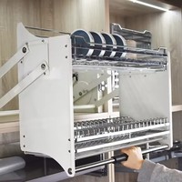 CCH Cozinha Armazenamento Sistema Multifuncional Soft Close Cabinet Tall Pantry Unit Retire Cestas
