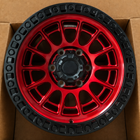 Jantes en stock 16x8 17x9 pouces ET0mm 6x139.7 Noir mat Jantes tout-terrain pour Toyota Tacoma RAM 1500 Chevy Silverado 1500