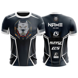 Camisetas de <span class=keywords><strong>Esports</strong></span> Personalizadas para Clubes y Equipos, Impresión por Transferencia de Calor, 100% Poliéster, Secado Rápido, Tallas Grandes, Unisex para Adultos, Servicio OEM - Product Image 2