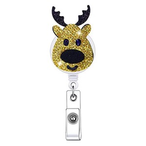 Cross-border Christmas gift alligator <b>clips</b>, badges, scrolls, retractable <b>buckles</b>, Christmas stockings, Christmas tree badges - Product Image 5
