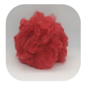 GRS certificate dope dyed polyester staple fiber for spinning