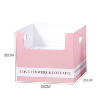 Boîte en carton personnalisée pour l'emballage de grandes fleurs, boîte de transport pour fleurs, pour fleuristes, jardinage, cadeaux