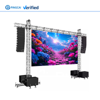 Pantalla LED a Todo Color para Interiores de 500 mm x 500 mm, P3.91, Stand de Exhibición de 10 x 10, Pantalla LED Portátil de Alta Resolución para Escenarios