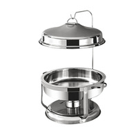 Gold Runde Edelstahl Buffet Food Warmer Chafing Dishes Set für Home Party Hotel Restaurant