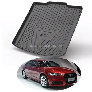 Esteras para maletero de coche de Material impermeable TPE para Audi A6 L 2012-2018 2019-2023