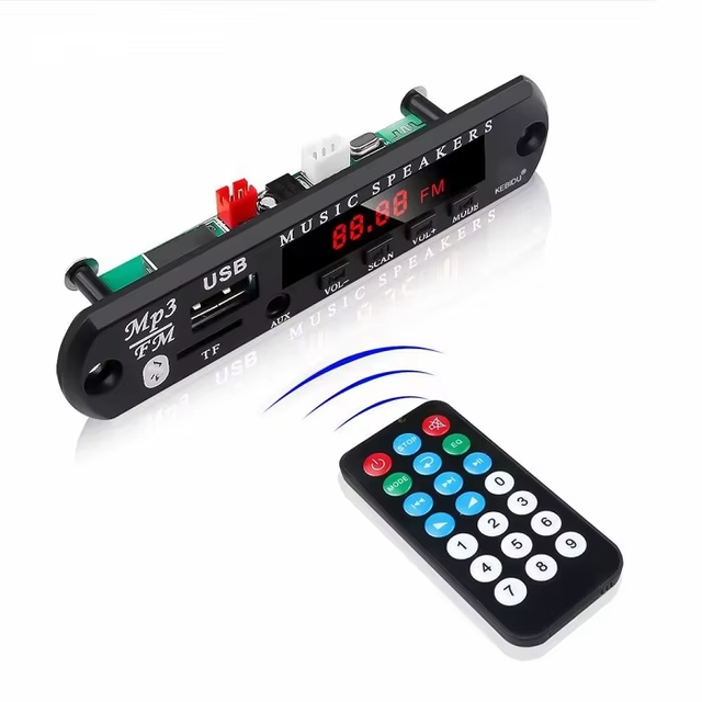 5V-12V MP3 WMA Decoder Board Audio Module USB TF Radio BT 5.0 Wireless Music Car MP3 Player With Remote Control