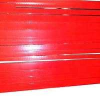 Barre d'espacement IGU 5.5A, soudure haute fréquence, barre d'espacement en aluminium coloré pour verre isolant