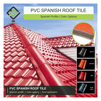Tôles de toiture ondulées en PVC ASA au design moderne, différentes couleurs, résistantes à l'eau et aux UV, durables pour la maison